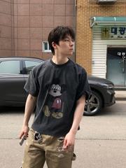 HiddenCreate's "Six-Eyed Mouse" Funny Print T-Shirt