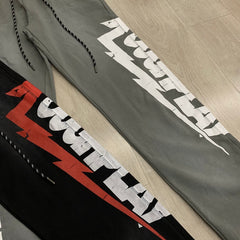Rough Play Double Side Graphic Track Pants