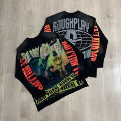 Rough Play Warning Graphic Long Sleeve