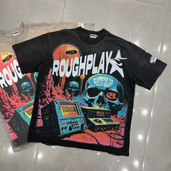 Rough Play Street Poster Graphic T-Shirt