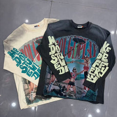 Rough Play Racing Graphic Long Sleeve T-Shirt