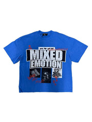 Mixed Emotion Panel Graphic Street T-Shirt