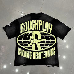 Rough Play Abstract Graphic T-Shirt