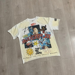 Rough Play Artistic Patchwork T-Shirt