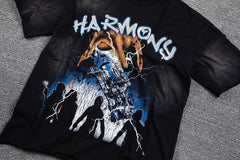HARMONY Symbol Graphic Streetwear Tee