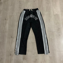 Rough Play Graphic Track Pants Black