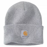 Carhartt Cold Cap American-style Ski Wool Hat---Light Gray