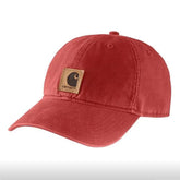 Carhartt washed and distressed American baseball cap---Carbon Gray
