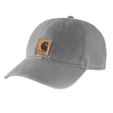 Carhartt washed and distressed American baseball cap---Carbon Gray
