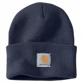 Carhartt Cold Cap American-style Ski Wool Hat---Navy Blue