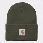 Carhartt Cold Cap American-style Ski Wool Hat---Gray Green