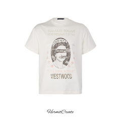 HC/HermitCreate Band Cover Douplay Portrait Embroidery T-Shirt