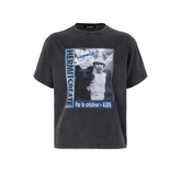 HermitCreate Effect 'Strange Kids' Print Short-Sleeve Boxy Fit Vintage T-shirt
