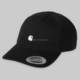 Carhartt WIP MADISON CAT Embroidered Bow-Tie Cap 036730---Black/White Label