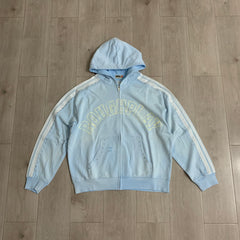 Rough Play Graphic Hoodie Blue