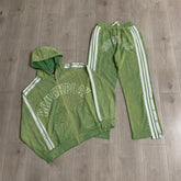Rough Play Graphic Hoodie & Track Pants Set Green