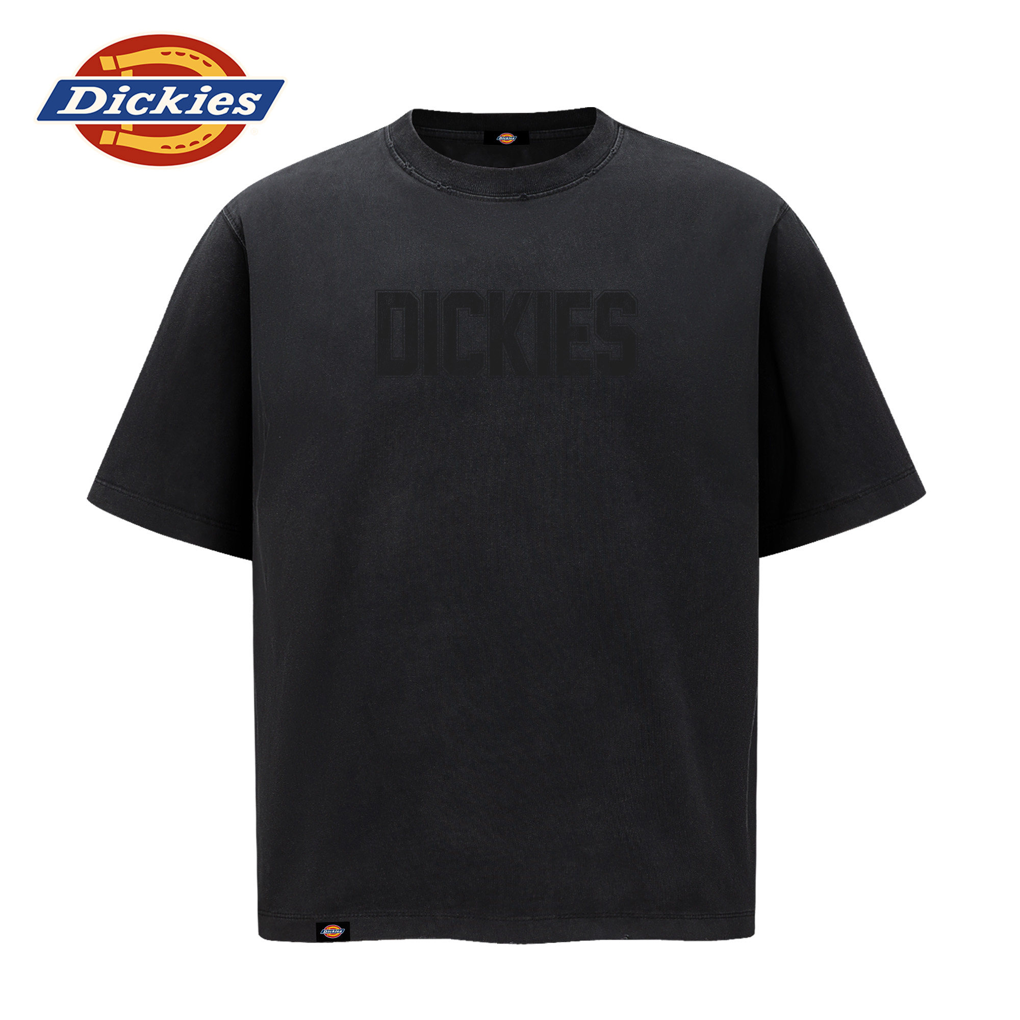 Dickies American-style retro water-washed casual loose-fit versatile T-shirt