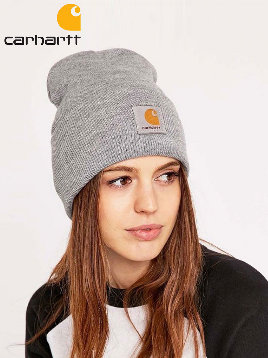 Carhartt Cold Cap American-style Ski Wool Hat---Duck Green