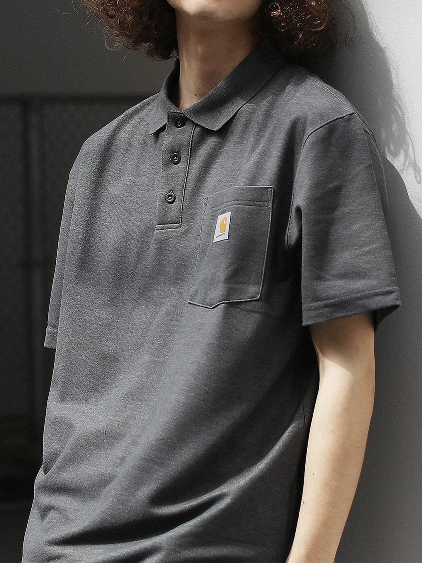 Carhartt K570 Padded Collar Short-Sleeve Polo Shirt