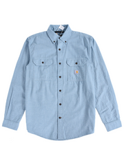 Carhartt 104368 Loose-Peaked Buttoned Collar Work Shirt with Multiple Pockets