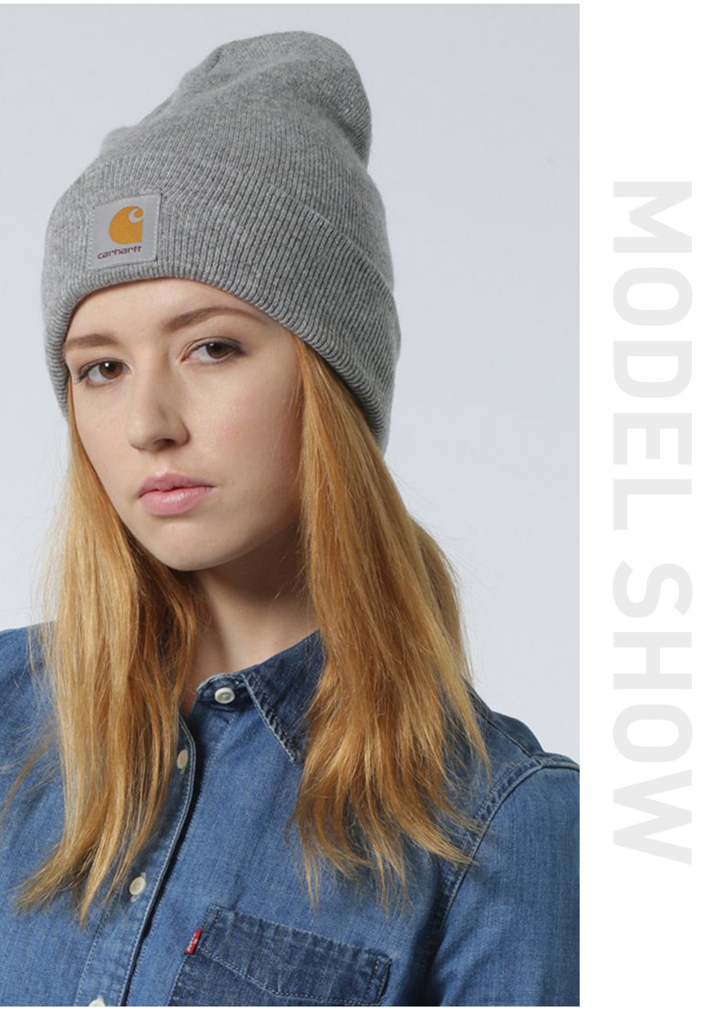 Carhartt Cold Cap American-style Ski Wool Hat---Duck Green
