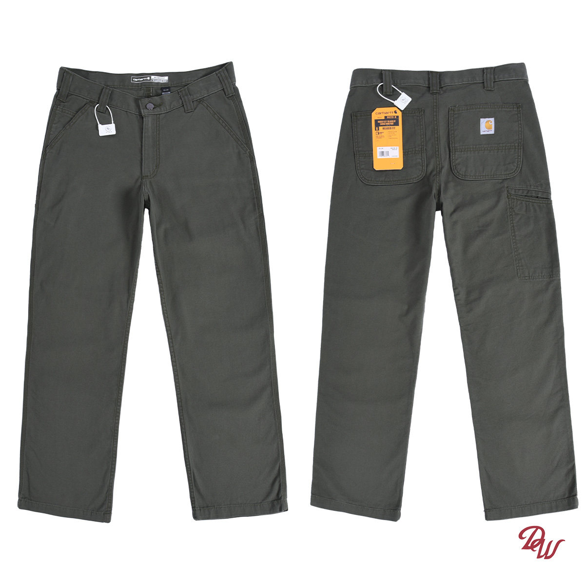 Carhartt 102291 Multi-Pocket Solid Color Casual Work Pants