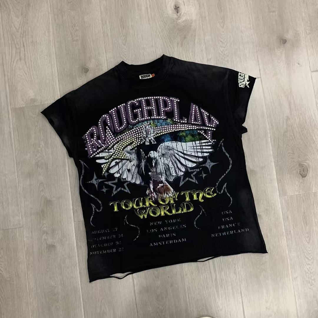Rough Play Tour Graphic Sleeveless Top