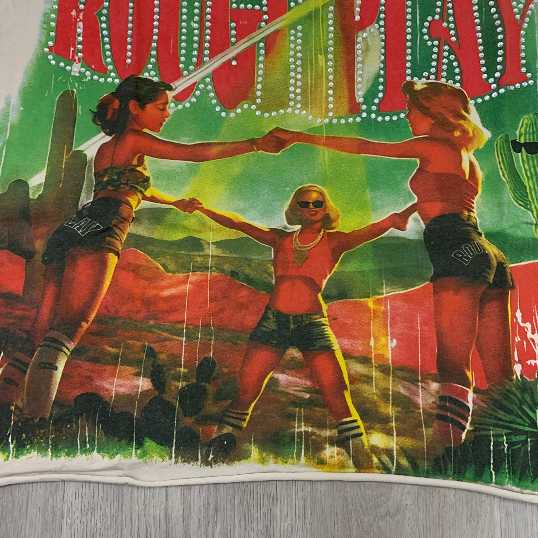 Rough Play Together Graphic Sleeveless Top