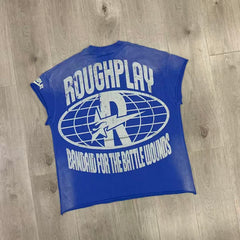 Rough Play War Ready Graphic Sleeveless Top