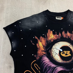 Rough Play Monster Graphic Sleeveless Top