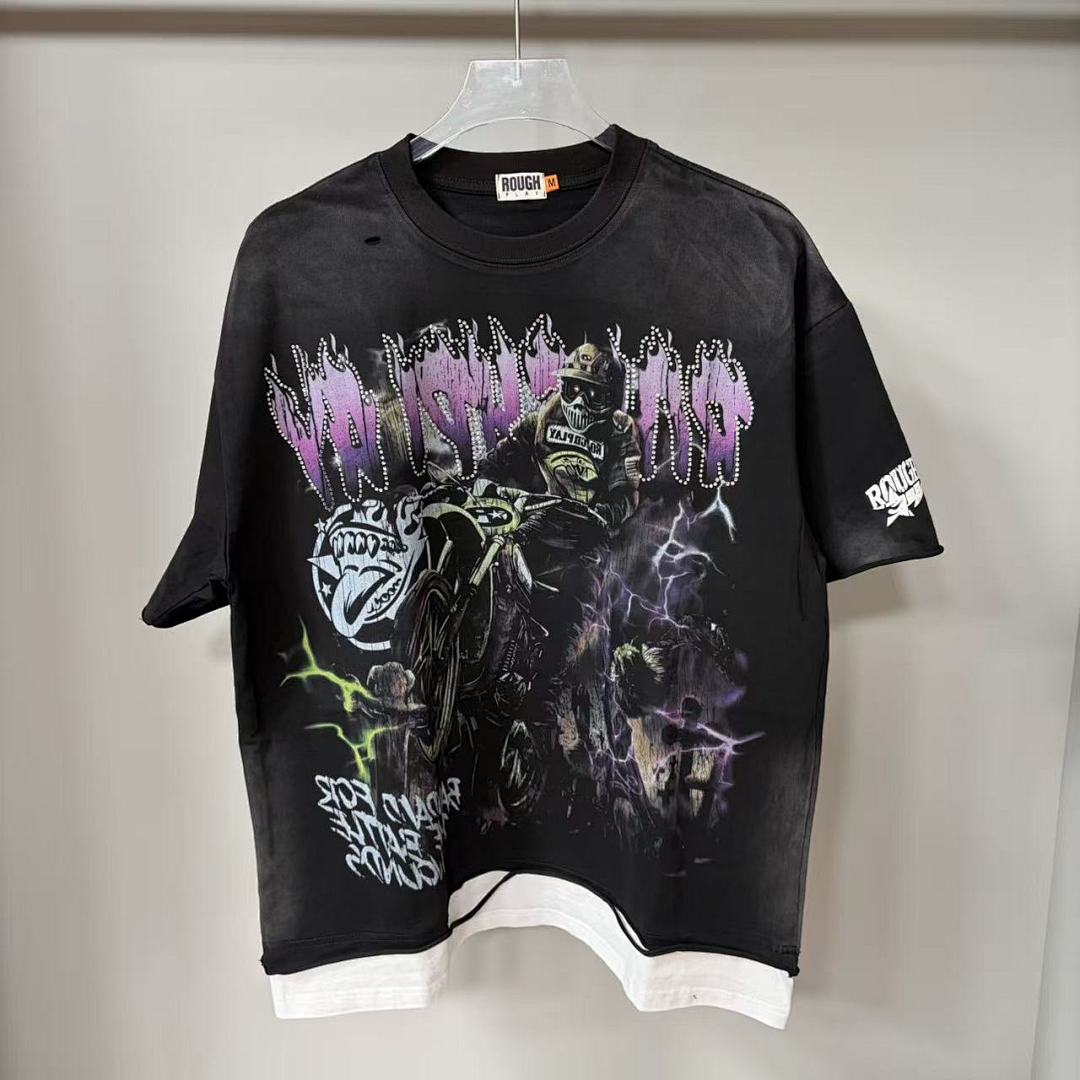 Rough Play Graphic Logo T-Shirt