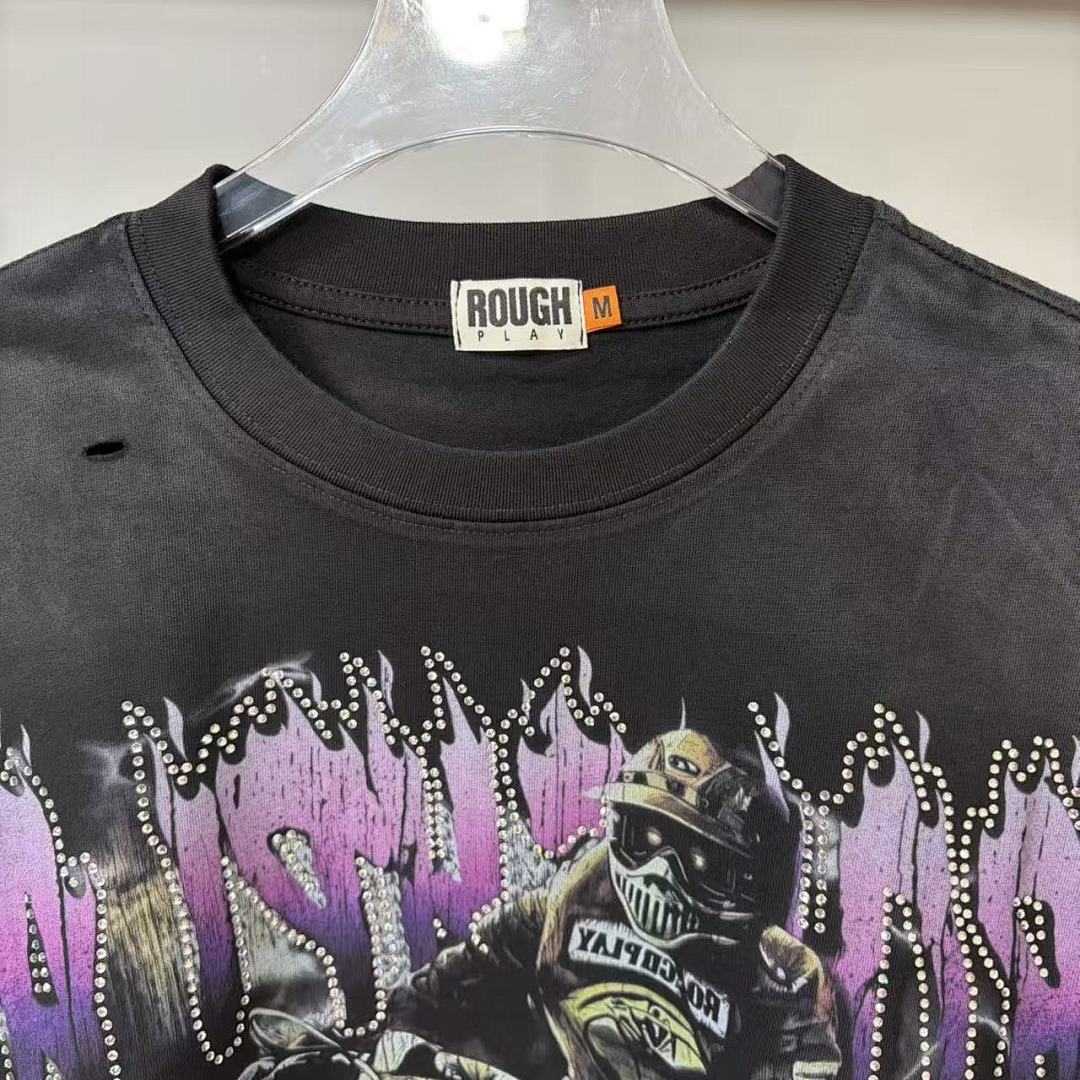 Rough Play Graphic Logo T-Shirt