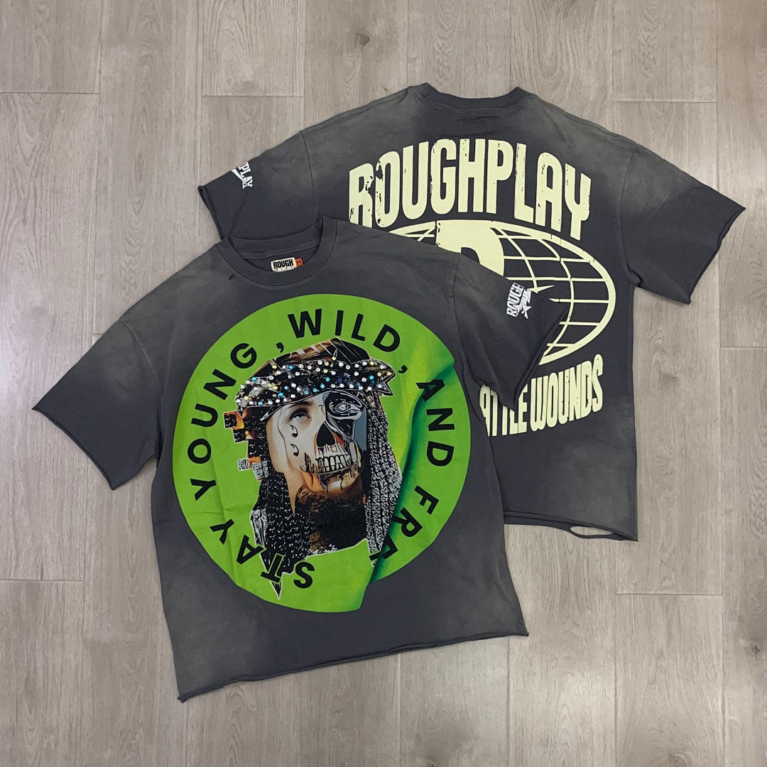 Rough Play Jesus Piece Graphic T-Shirt