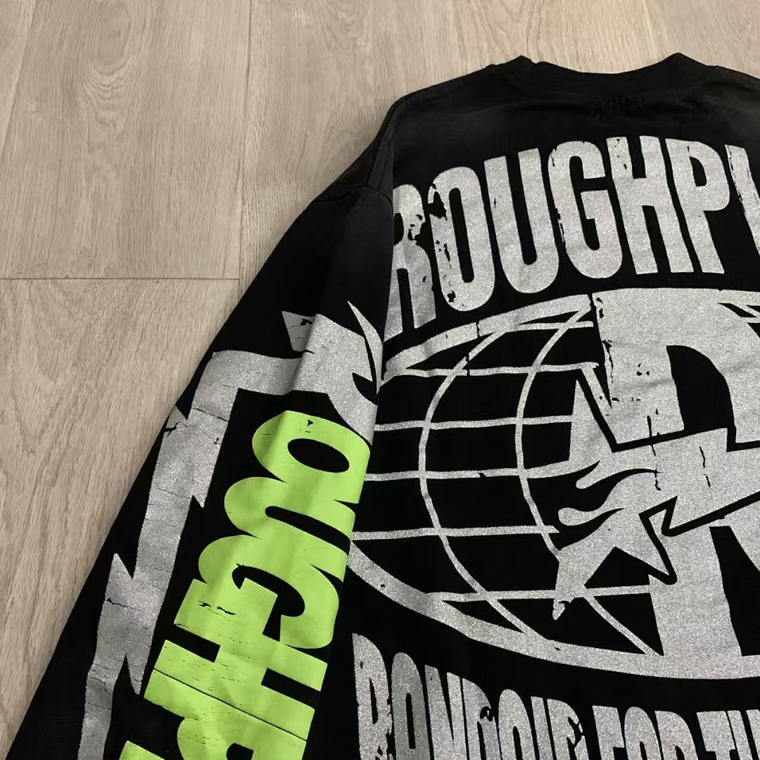 Rough Play Power Skull Graphic Long Sleeve