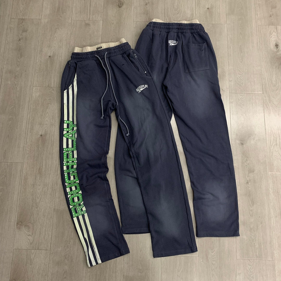 Rough Play Vertical Graphic Track Pants
