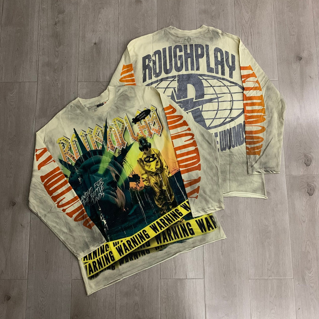 Rough Play Warning Graphic Long Sleeve