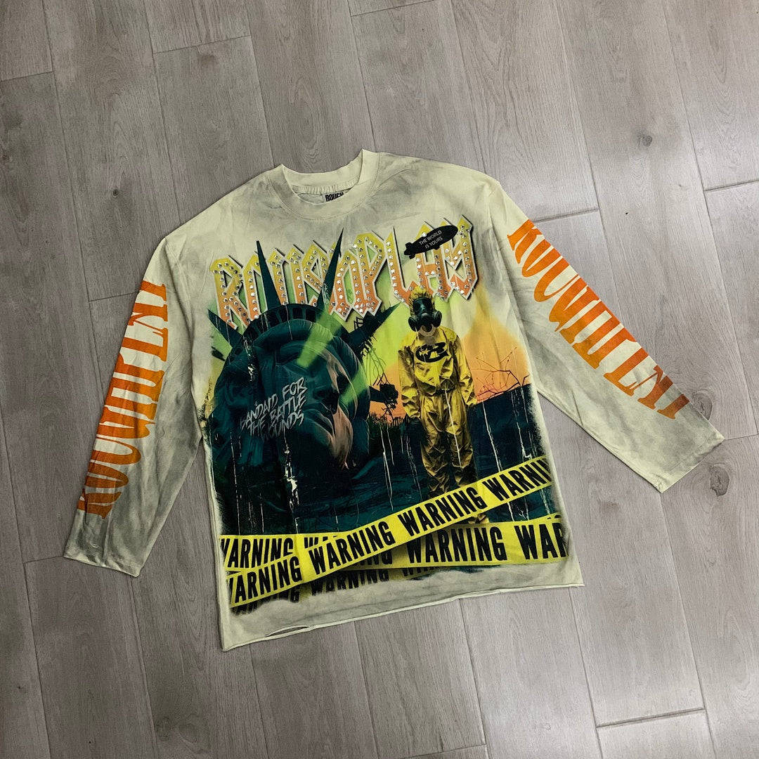Rough Play Warning Graphic Long Sleeve