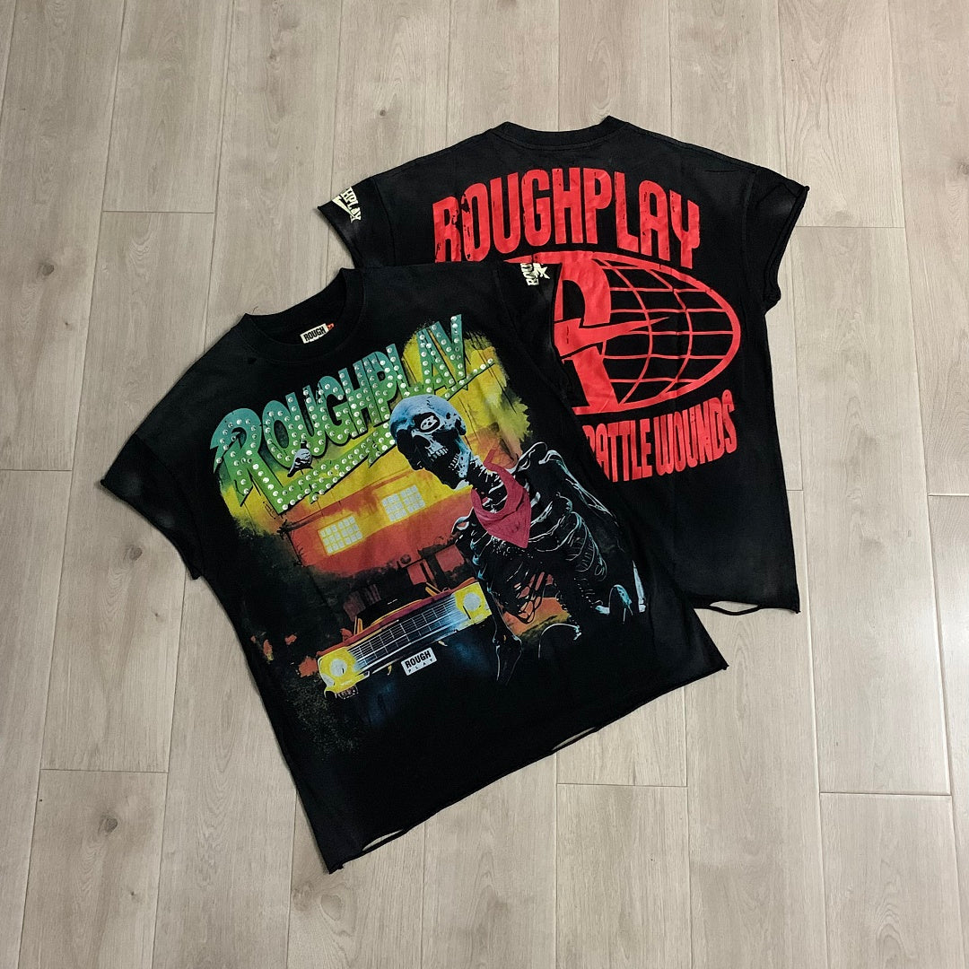 Rough Play Night Street Graphic T-Shirt