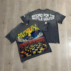 Rough Play Vintage Scene Graphic T-Shirt