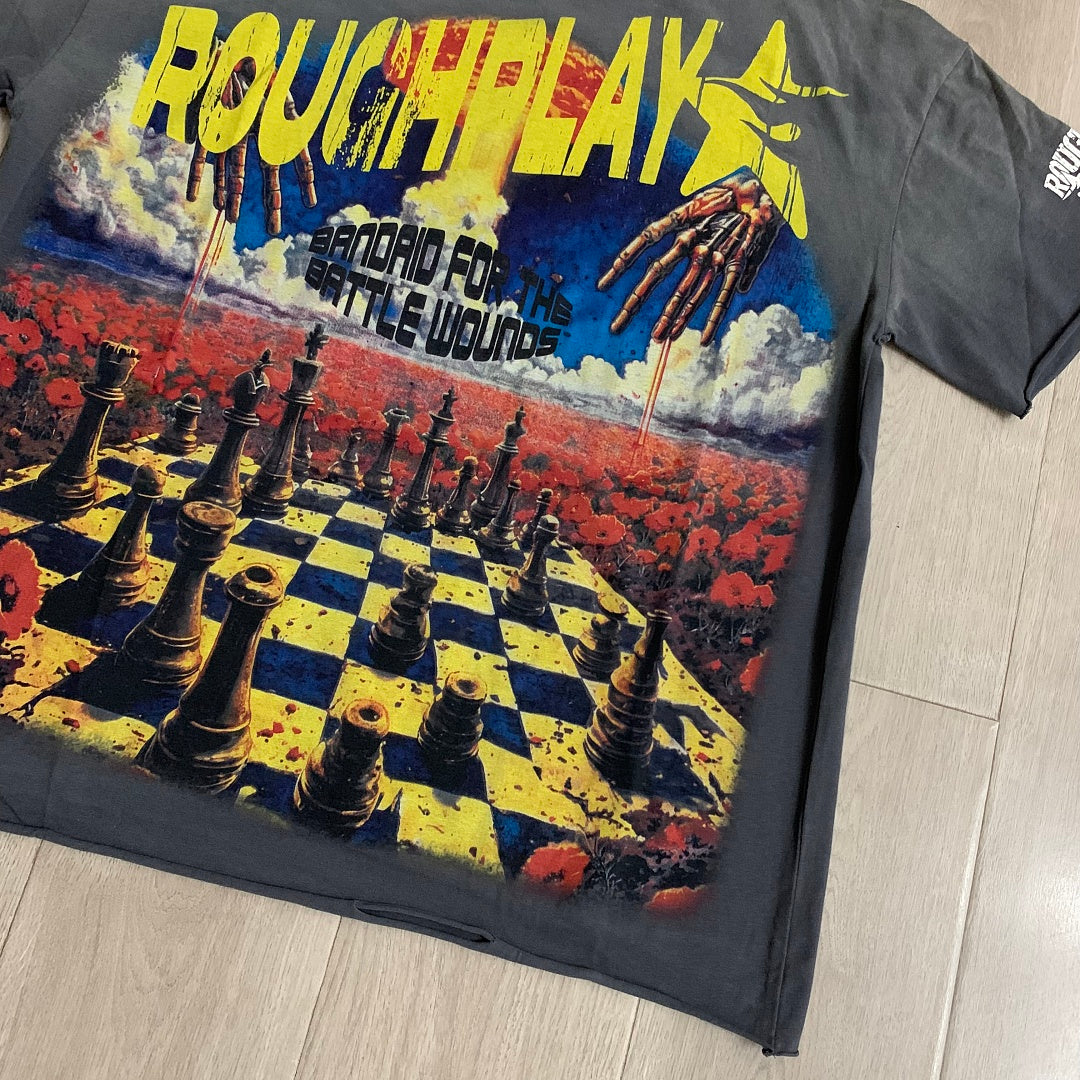 Rough Play Vintage Scene Graphic T-Shirt