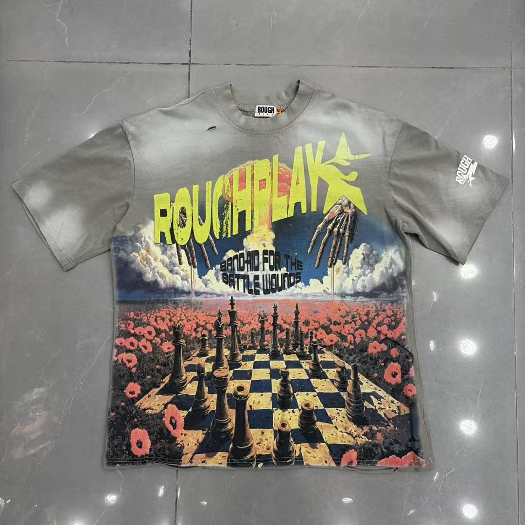 Rough Play Graphic Racing T-Shirt