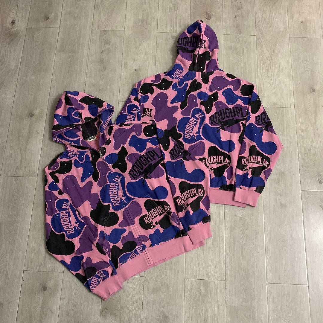 Rough Play Camo Graphic Hoodie