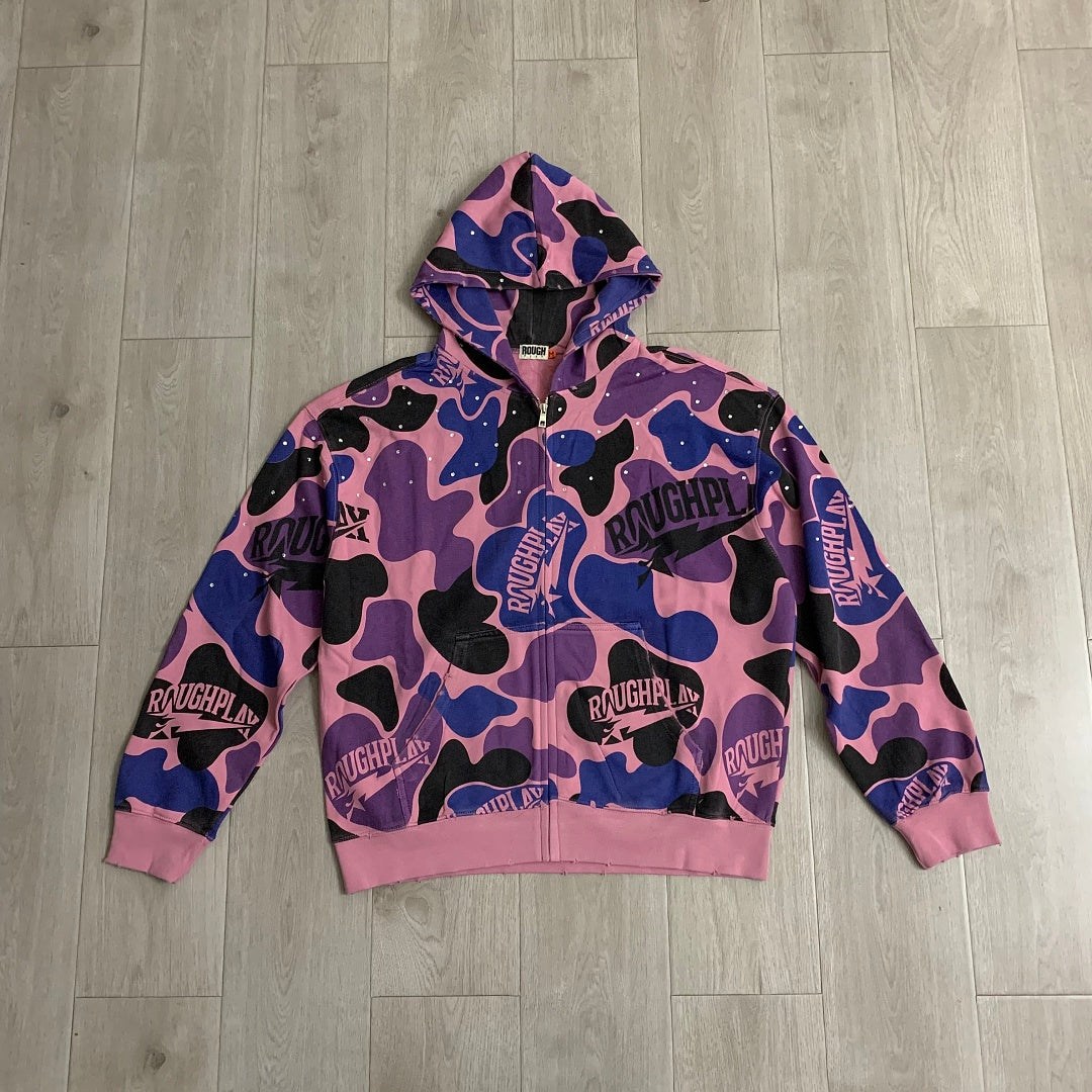 Rough Play Camo Graphic Hoodie