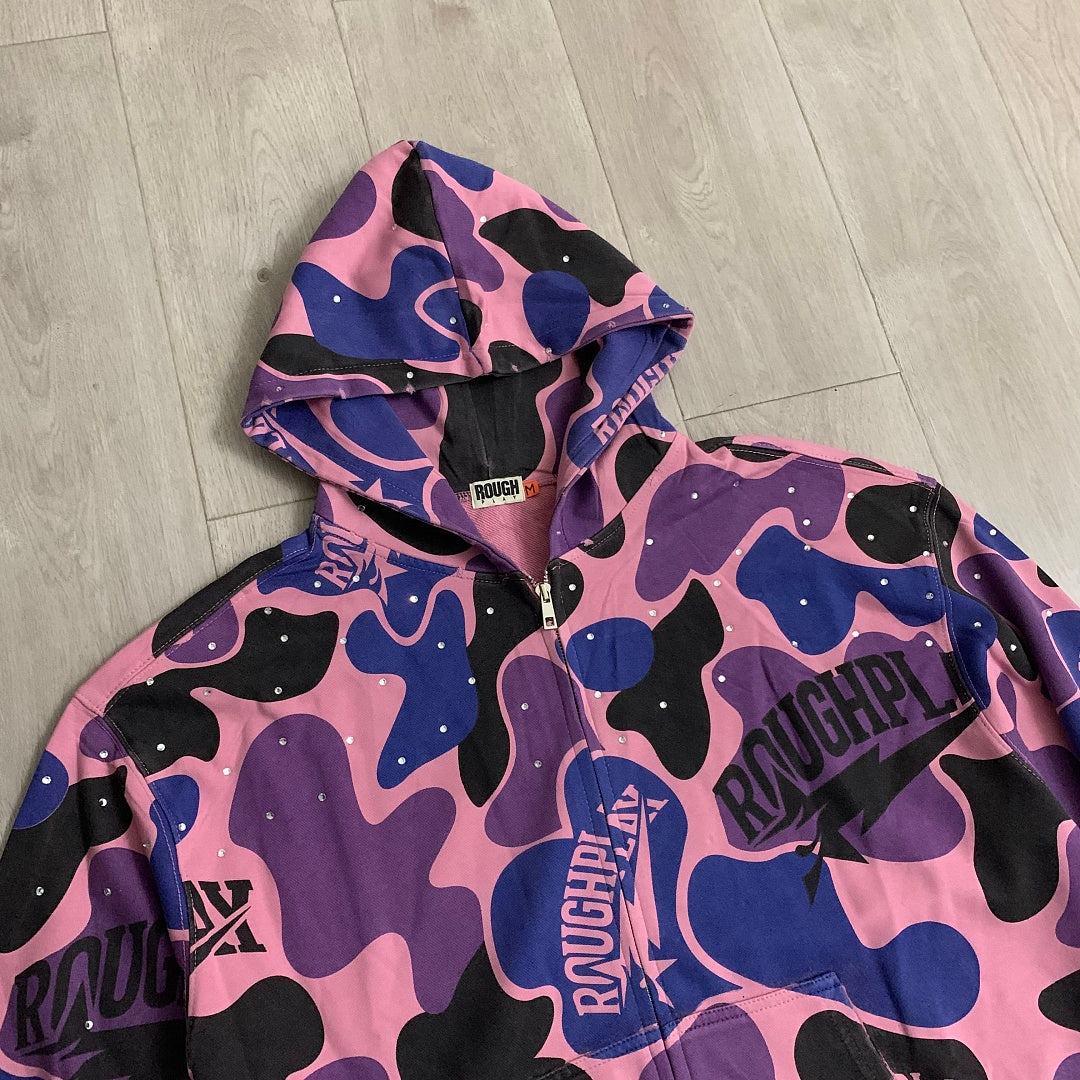 Rough Play Camo Graphic Hoodie