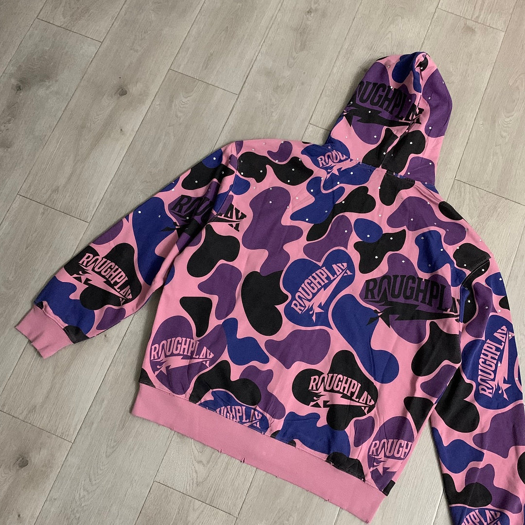 Rough Play Camo Graphic Hoodie