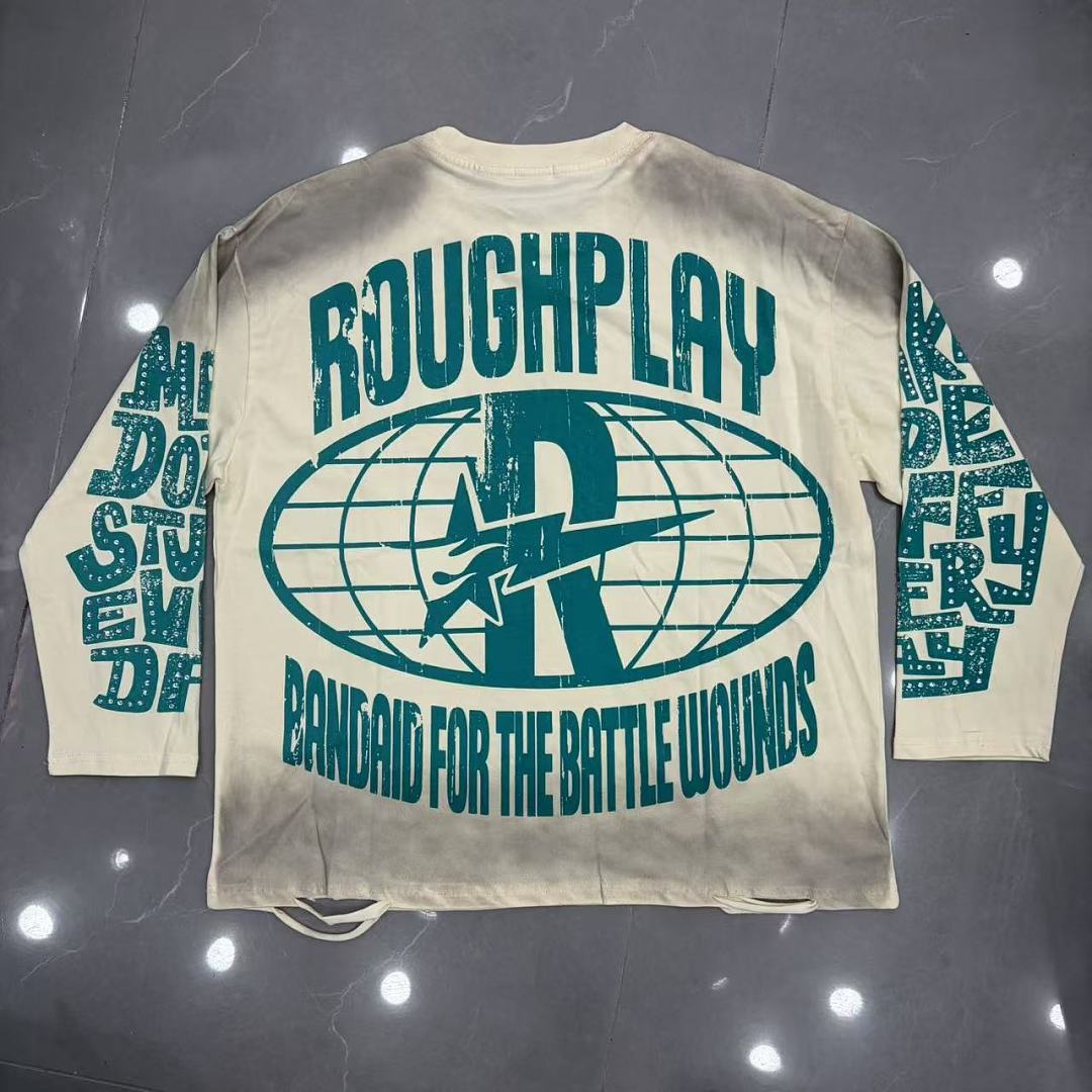 Rough Play Racing Graphic Long Sleeve T-Shirt