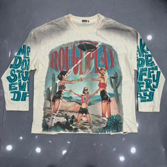 Rough Play Racing Graphic Long Sleeve T-Shirt