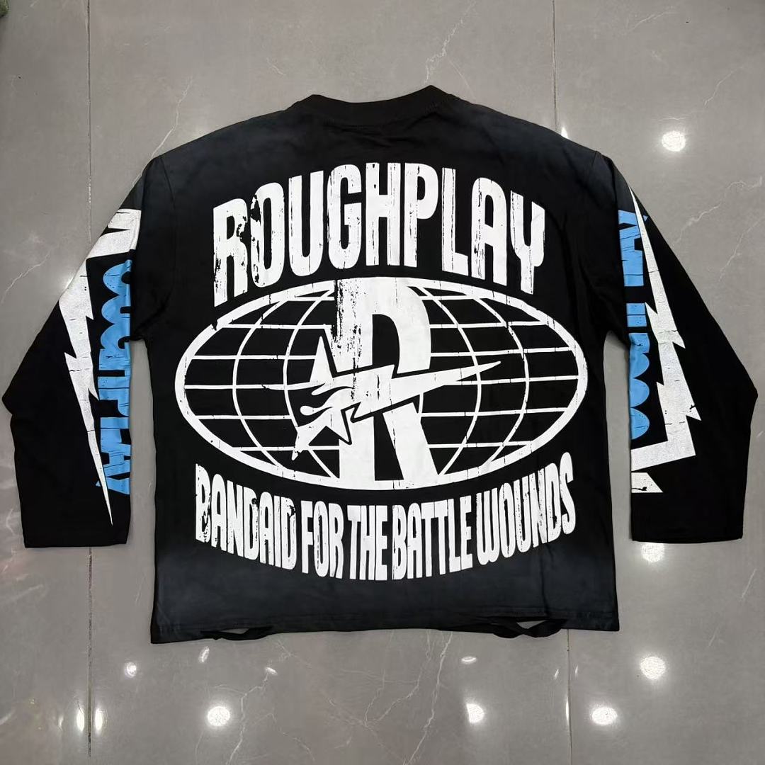 Rough Play Speed Graphic Long Sleeve T-Shirt