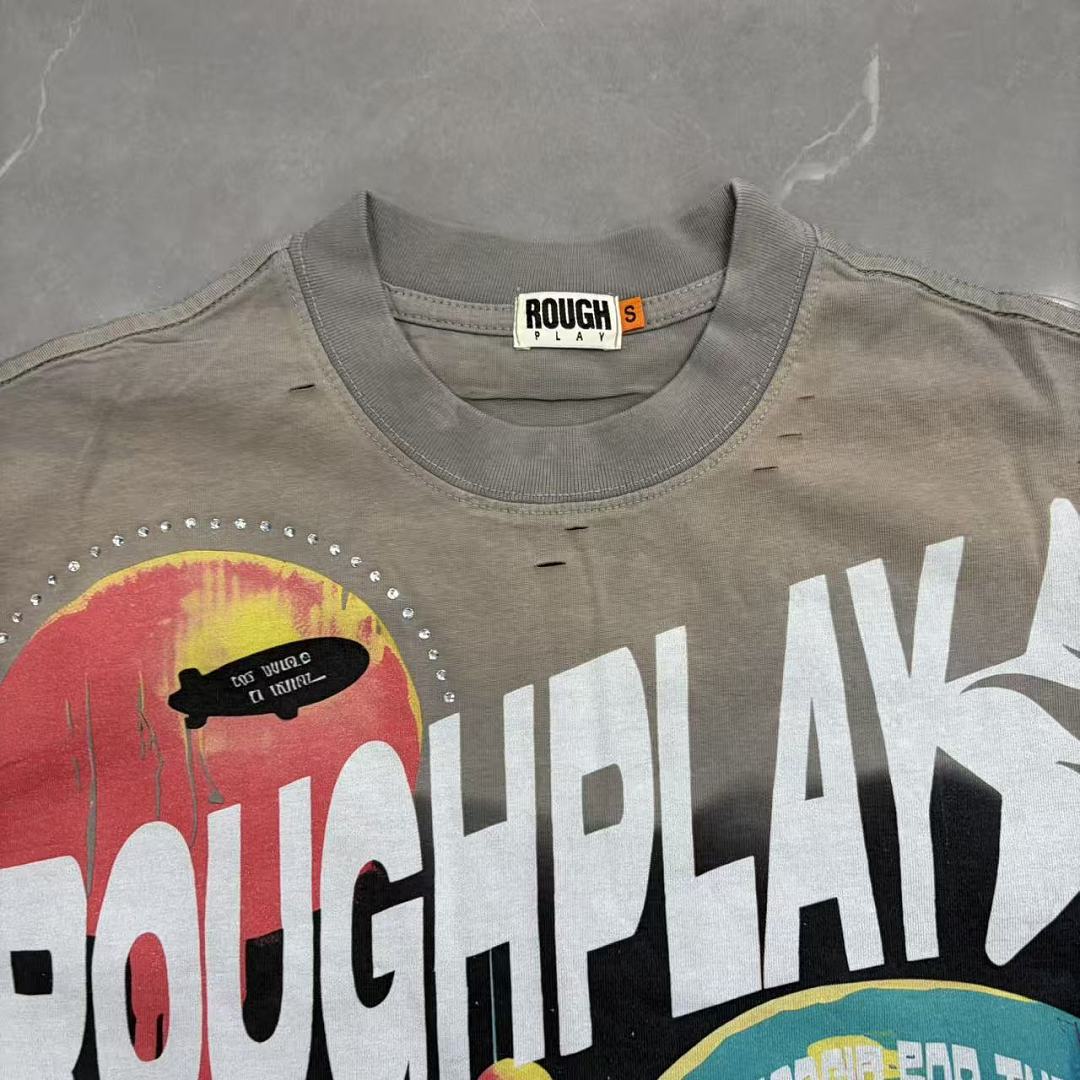 Rough Play Street Poster Graphic T-Shirt
