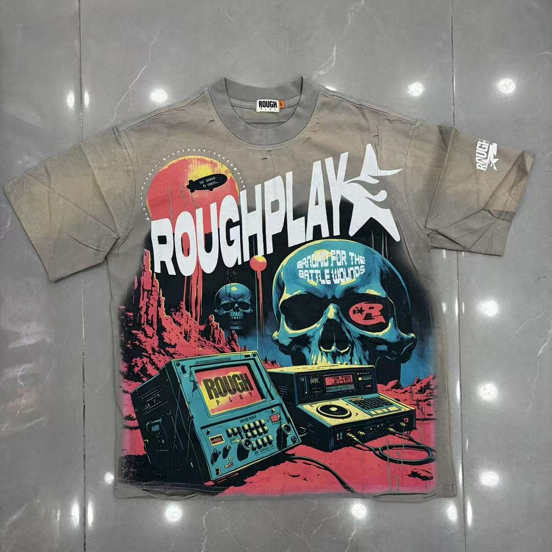 Rough Play Street Poster Graphic T-Shirt